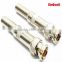 cctv system bnc male straight solder connector