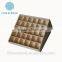 unfinished wooden candy/cake/chocolate display box with compartments
