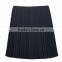 Girls Mini Short Casual Leisure Wear A-line Black Pleated Skirt