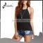 Large armhole tank T strap tank with drop hole