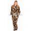 Custom high quality trendy plus size camo onesie adult