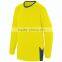 Youth Block Out Long Sleeve Jersey Pad Print Label Contrast Color Side Panel Tee 100% Polyester Wicking Moisture Athletic Tops