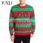 Custom Men's Traditional Dinosaur Fairisle Ugly Christmas Sweater