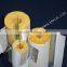 customized heat retaining use fiberglass wool pipe coated alu.foil with white paper outer
