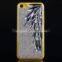 Leaf Rhinestone Crystal Diamond Case For iPhone 5C