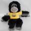 Custom Stuffed Animal Gorilla Soft Toy With Logo Tshirt /Plush Gorilla Toy/Gorilla Plush