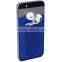 Top quality lycra 3M sticker smart wallet mobile card holder