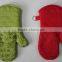 100% Cotton Silicone Oven Mitts and Pot Holders With Pure Colors