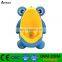 Factory new hot sale blue frog urinal baby boy toilet kids' piss training potty
