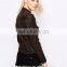 Best Quality 100% Genuine Leather Women Girls Biker Jacket with Zipper