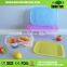 Colorful Verious Western Microwave Sealable Food Container With Lid 3pcs Set