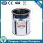 1 gallon custom printed round oil tin can
