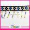 wholesale wooden bead tassel fringe trim beaded tassel trim for cloting