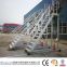 China Industrial Aluminum Warehouse Ladder with Wheels