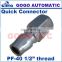 5pcs a lot GOGO ATC Pneumatic Air Compressor 1/2 inch female Quick Coupler Plug Socket Connector PF-40 quick fitting