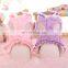 Pet dog Winter fleece Clothes Overcoat bowknot dog cute soft rabbit with long ear hoodies