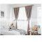Modern Style 3 Pass Jacquard Blackout window Curtain for Living Room