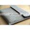 custom grey felt laptop bag