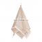 Original life style plain color daisy linen embroidery designs tablecloth