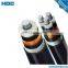 VDE 0276 NYCWY 4X120/70MM2 0.6/1KV PVC POWER CABLE WITH COPPER CONCENTRIC Conductor