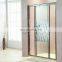 Luxury simple bathroom tempered glass shower partition door shower cabin enclosure
