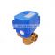 3 wires 2way  control electrical dn25 brass plastic ss motorized ball valve