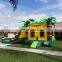 Tropical Jungle Theme Combo Bouncy Castle Jumper Bounce House Water Slide With Pool