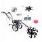 Portable operation Wheel Type Brush Cutter Gasoline Manual Grass Cutting Machine