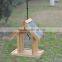FSC certified simple design unpainted wood bird feeder