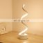 Creative personality rotating strip LED table lamp for reading light creative LED desk lamp fancy led table lamp