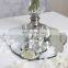 affordable glass mirror candle plate for wedding or party