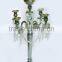 5 Lite Chrome Plated Wedding Candelabra