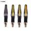 Modification 12v Indicator Lights Tail Flasher Flowing Water Blinker Bendable Motorcycle Led Rear Turn Signal Light