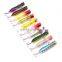 8cm 10g 10 colors 3D Bionic eyes Mini Saltwater Fish Baits with Treble Hooks   Popper Bait Fishing