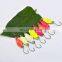 3g/5g trout spoons hard bait trout fishing ultralight fishing spoons metal lures