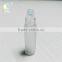 10ml frosted white roll on bottle with black plastic cap