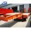 3 axles 60ton 80 ton 4 axle 8 lines 120ton Mechanical suspension low bed boy semi trailer