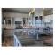 Modular high gloss design minimalist ideas waterproof blue kitchen and cabinet makers