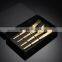 silver fancy wholesale spoon outdoor restaurant eco friendly portable luxury gold cutlery set