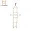 High Quality Kids Swing Set Accessories Wooden Climbing Rope Swing Ladder