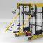 gym equipment fitness lat pulldown low row ASJ-S114 multi functional trainer smith machine