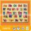 2015 High Seach Wood Letters toys Kids Puzzle Toys Multi Color Letters puzzle for Children
