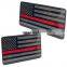 Aluminum Car Decoration Customized American Flag Left Right Side Fender Emblem