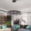 Hotel Project Indoor Decoration Pendant Light Lobby Villa LED Hanging Lamp Luxury Glass LED Chandelier