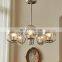 Nordic Magic Bean Living Room Chandelier Simple Bedroom Nordic Creative Molecular Glass Pendant Light