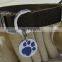 Custom High Quality Small Delicate Durable Zinc Alloy Metal Logo ID Tag For Dog Collar