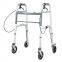 Rollator Walker Adult Double Button Aluminum Walker Frame With 5