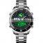 Hot Selling Skmei  1839 Luxury Gold Dual Time Digital Watch 30 Meters Waterproof Wholesale Price