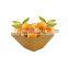 Bamboo wood salad mixing bowl serving wooden salad bowl set