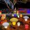 mushroom glowing OEM Factory Waterproof Outdoor Landscape Solar Garden Decorative led ball light stone lamp